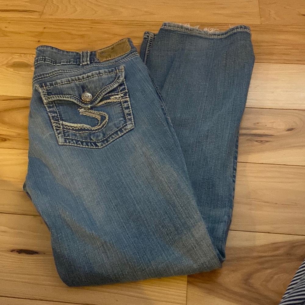 Silver jeans